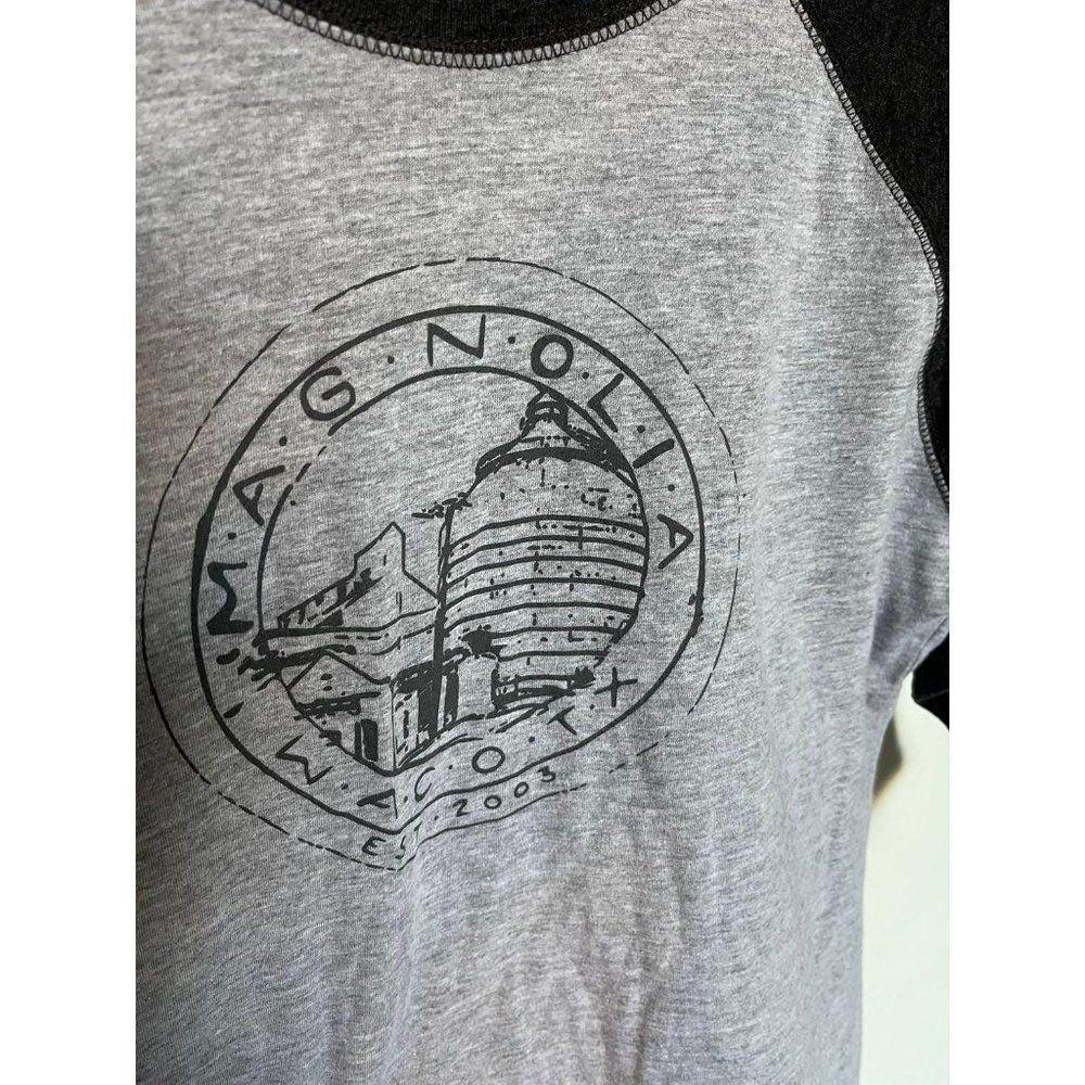 Magnolia homes long sleeve baseball t shirt kids xl